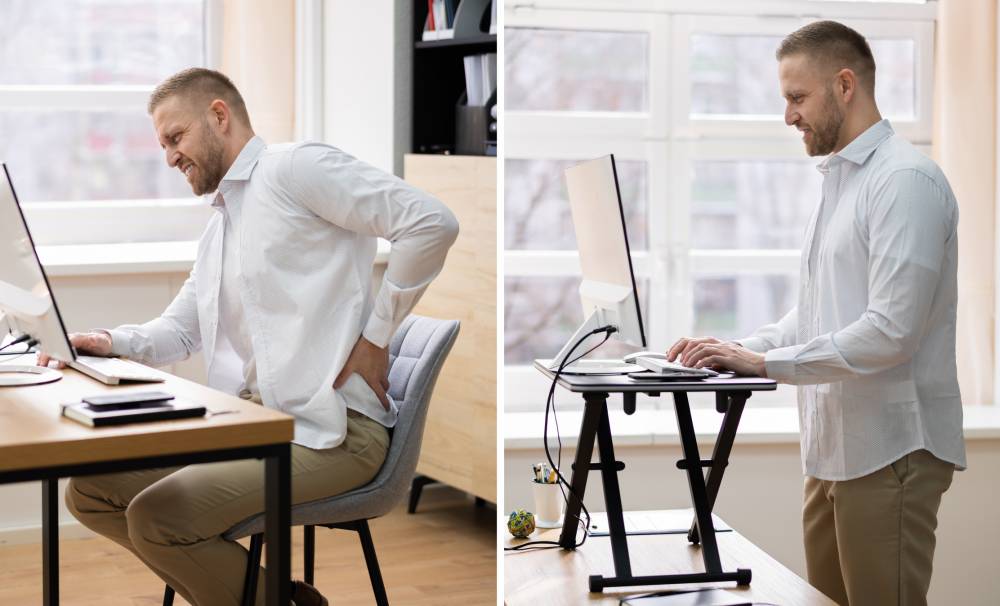 piètement assis-debout bureau