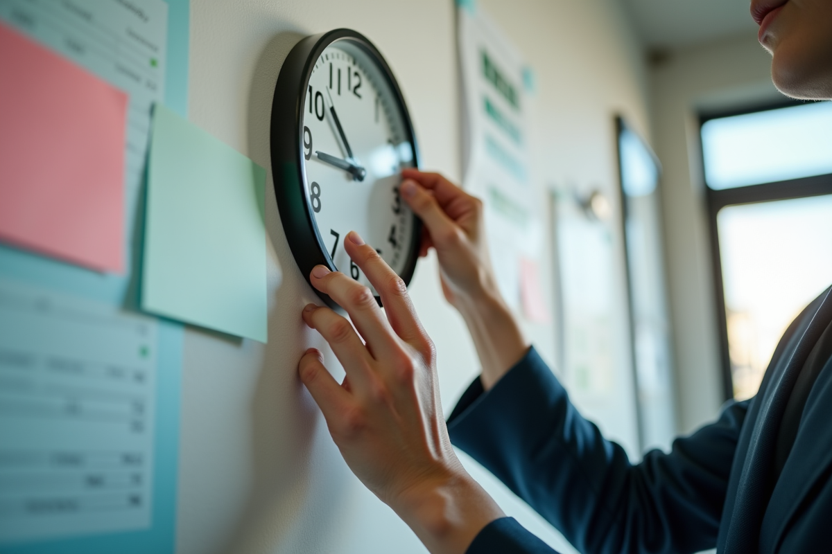 horloge travail