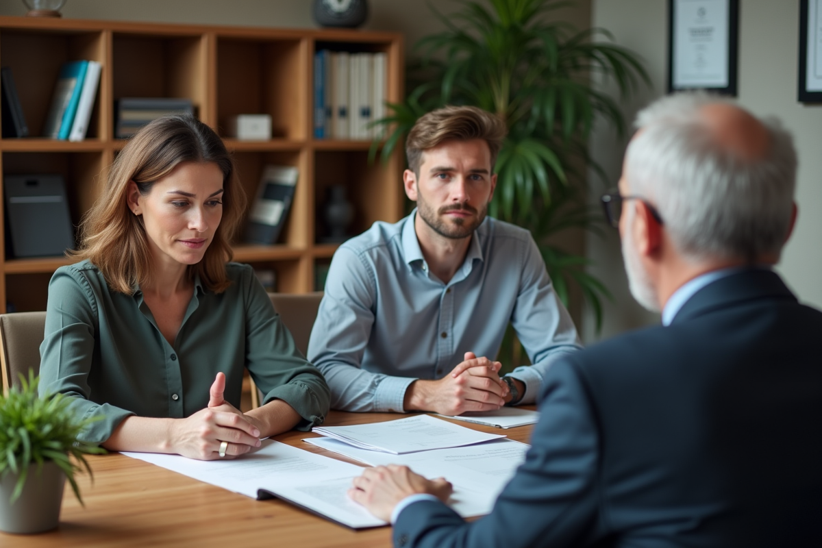 Réunion RH dans un bureau professionnel